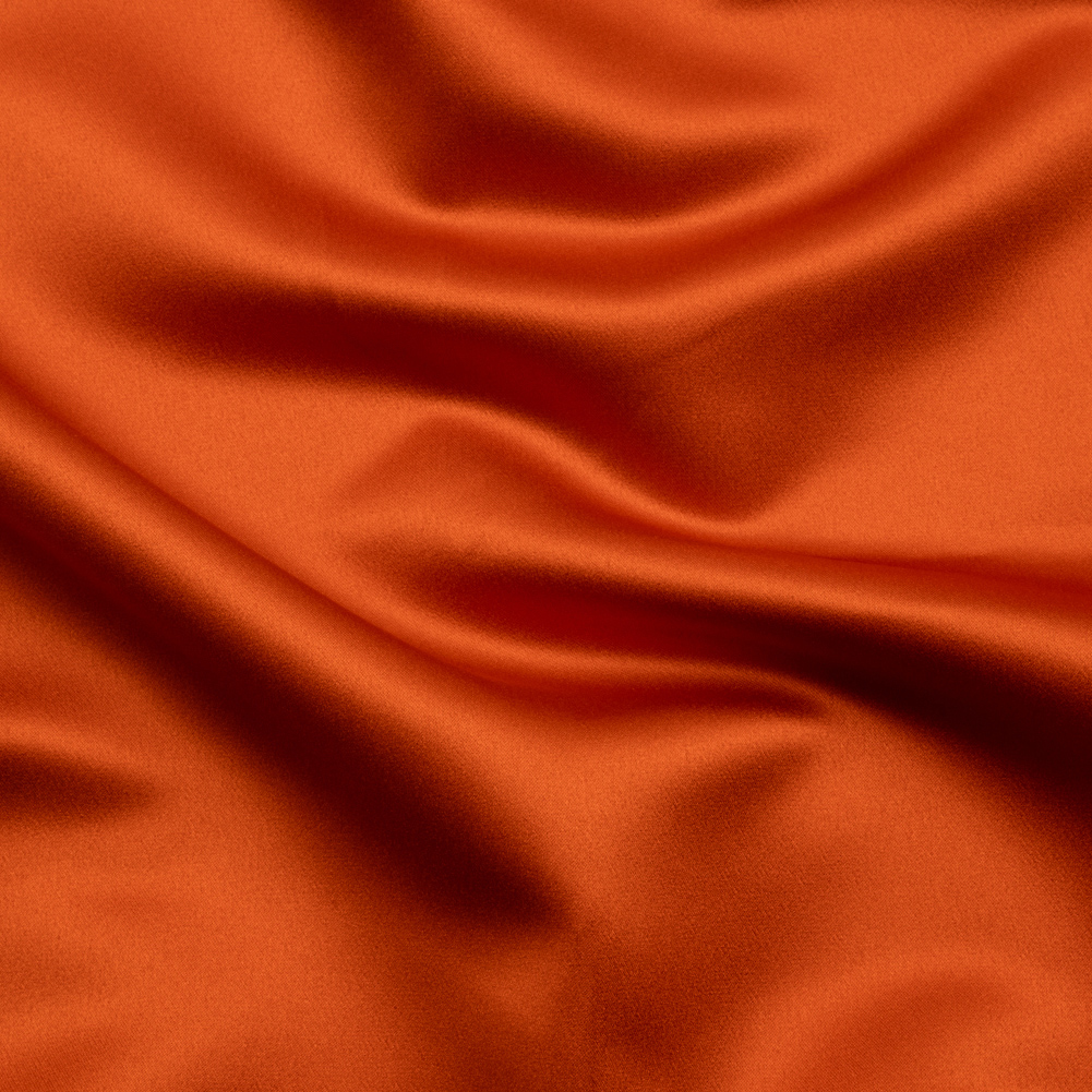 Premium Polyester Satin – Burnt Orange – Gavia Collection by Mood Premium Polyester Satin – Burnt Orange – Gavia Collection by Mood