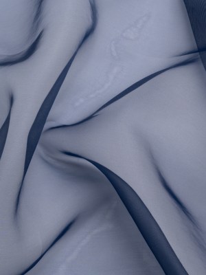 Polyester Organza – Navy – Luscinia Collection by Mood Polyester Organza – Navy – Luscinia Collection by Mood