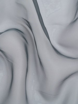 Polyester Organza – Charcoal Gray – Luscinia Collection by Mood Polyester Organza – Charcoal Gray – Luscinia Collection by Mood