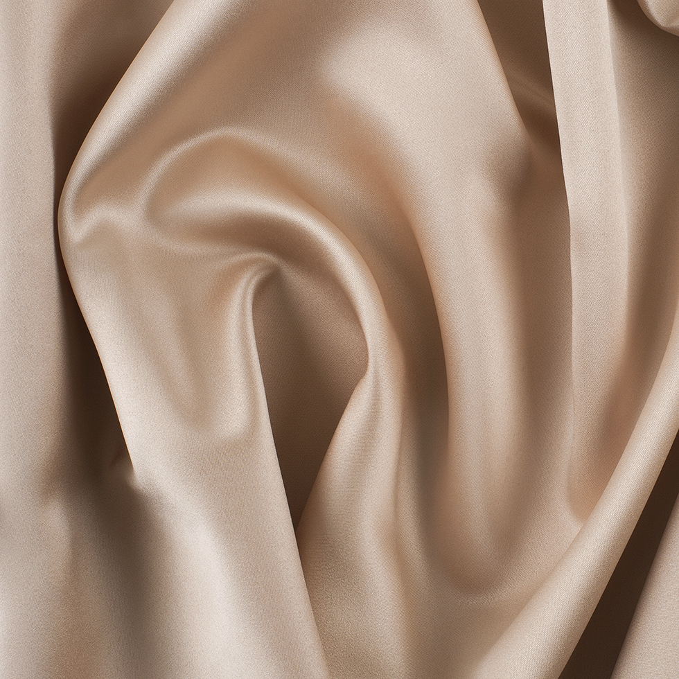 Polyester Satin – Pure Cashmere Beige – Reverie Collection Polyester Satin – Pure Cashmere Beige – Reverie Collection
