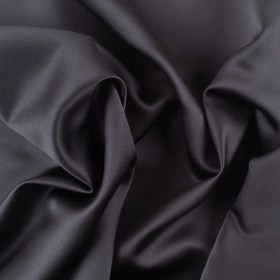 Polyester Satin – Charcoal Gray – Reverie Collection Polyester Satin – Charcoal Gray – Reverie Collection