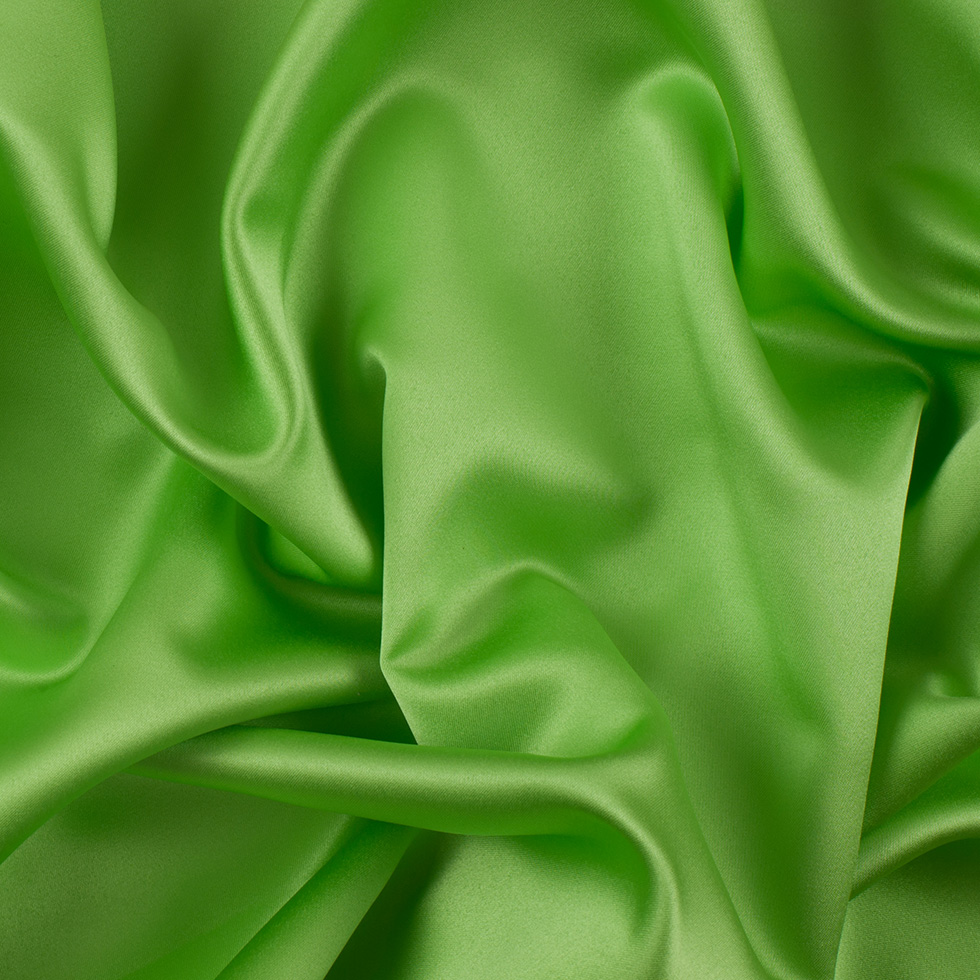 Polyester Satin – Apple Green – Reverie Collection Polyester Satin – Apple Green – Reverie Collection