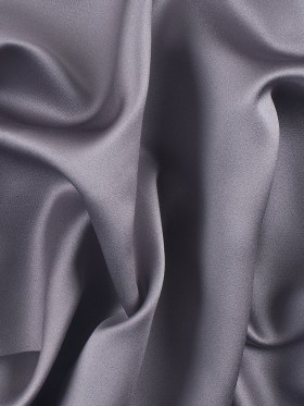Polyester Satin – Heather Gray – Reverie Collection Polyester Satin – Heather Gray – Reverie Collection