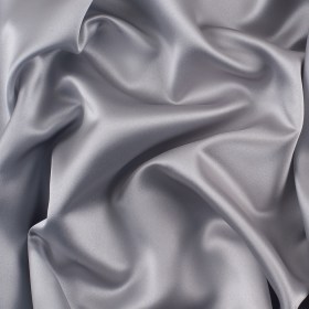 Polyester Satin – Silver – Reverie Collection Polyester Satin – Silver – Reverie Collection