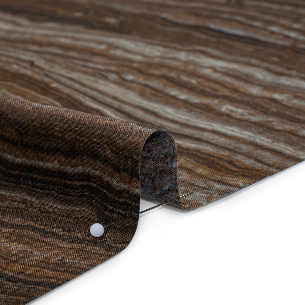 Stonehenge Quilting Cotton by Northcott - Brown Marble 11 Stone Layers - Surfaces Collection