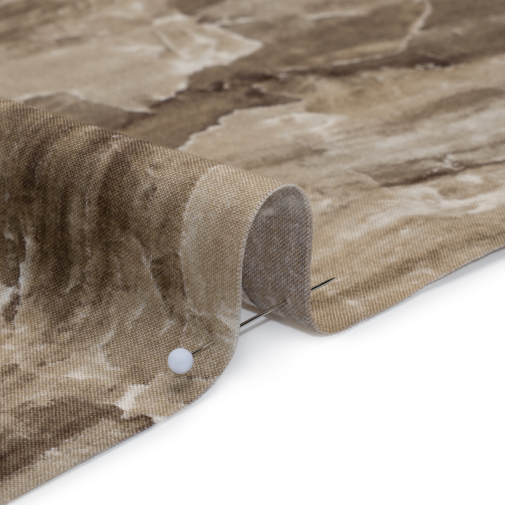 Stonehenge Quilting Cotton by Northcott - Brown Marble 10 Abstract Stone - Surfaces Collection