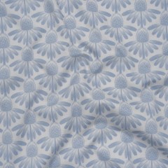 Printed Quilting Cotton by Anna Maria Textiles for Northcott – Sky Coneflower Floral – Indelible Collection Printed Quilting Cotton by Anna Maria Textiles for Northcott – Sky Coneflower Floral – Indelible Collection