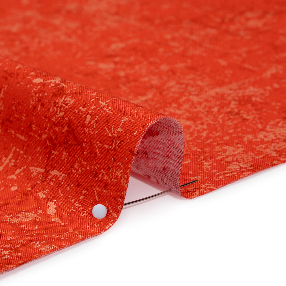 Pearl Finish Quilting Cotton by Patrick Lose for Northcott - Candy Apple Textural Abstract - Glisten Collection