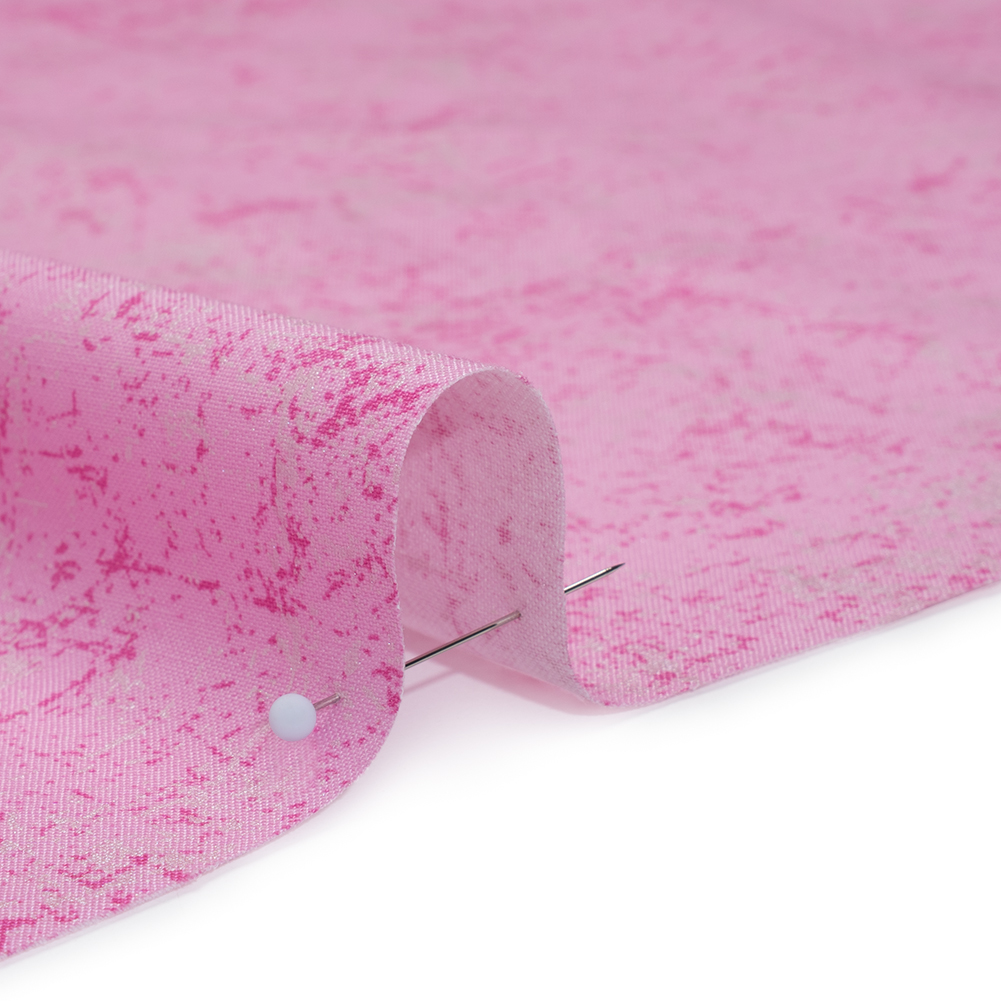 Pearl Finish Quilting Cotton by Patrick Lose for Northcott - Raspberry Sorbet Textural Abstract - Glisten Collection