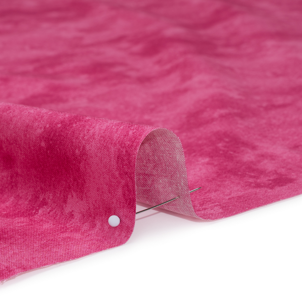 Printed Quilting Cotton by Deborah Edwards Northcott Studio - Razzberry Fresco Texture - Toscana Collection