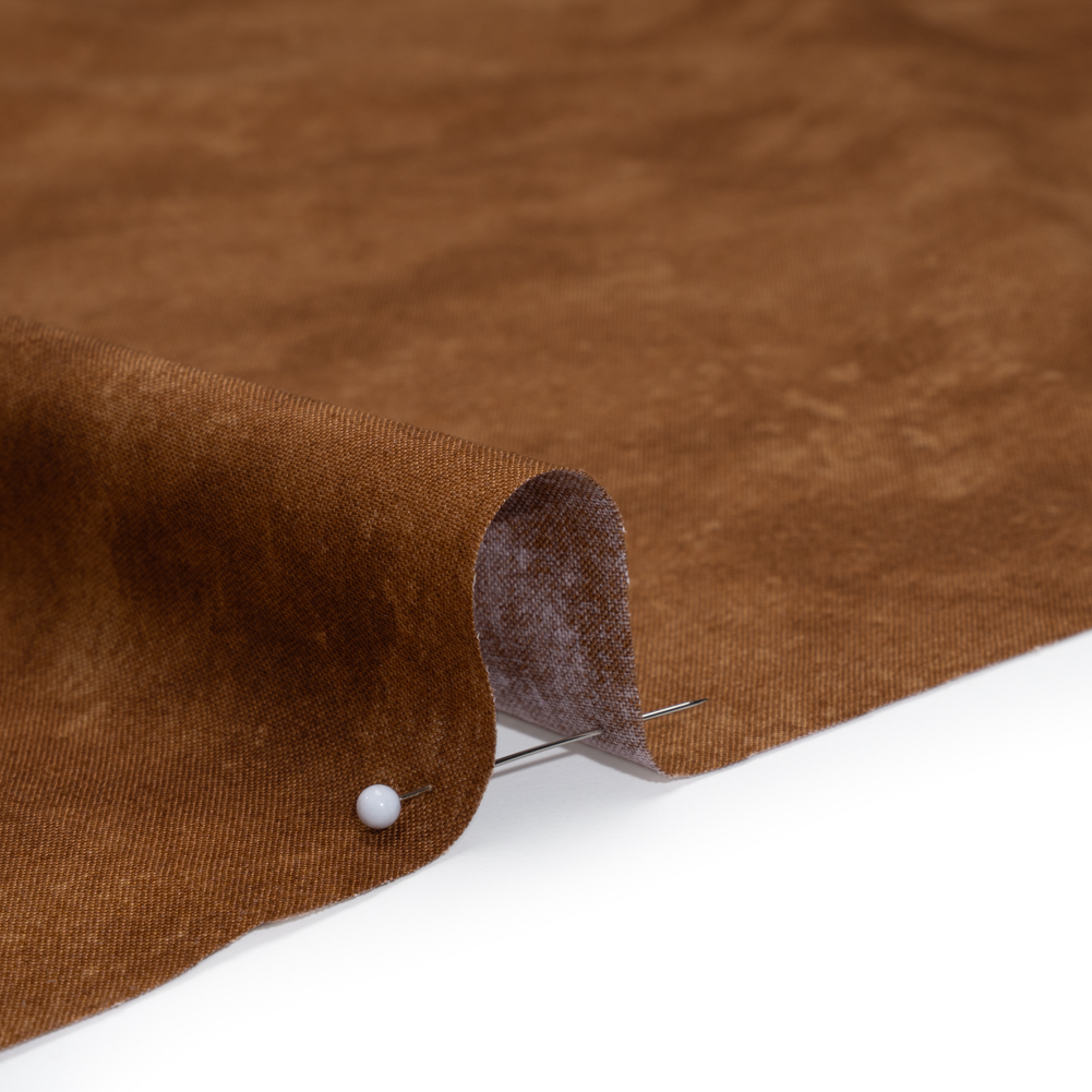 Printed Quilting Cotton by Deborah Edwards Northcott Studio - Nutmeg Fresco Texture - Toscana Collection