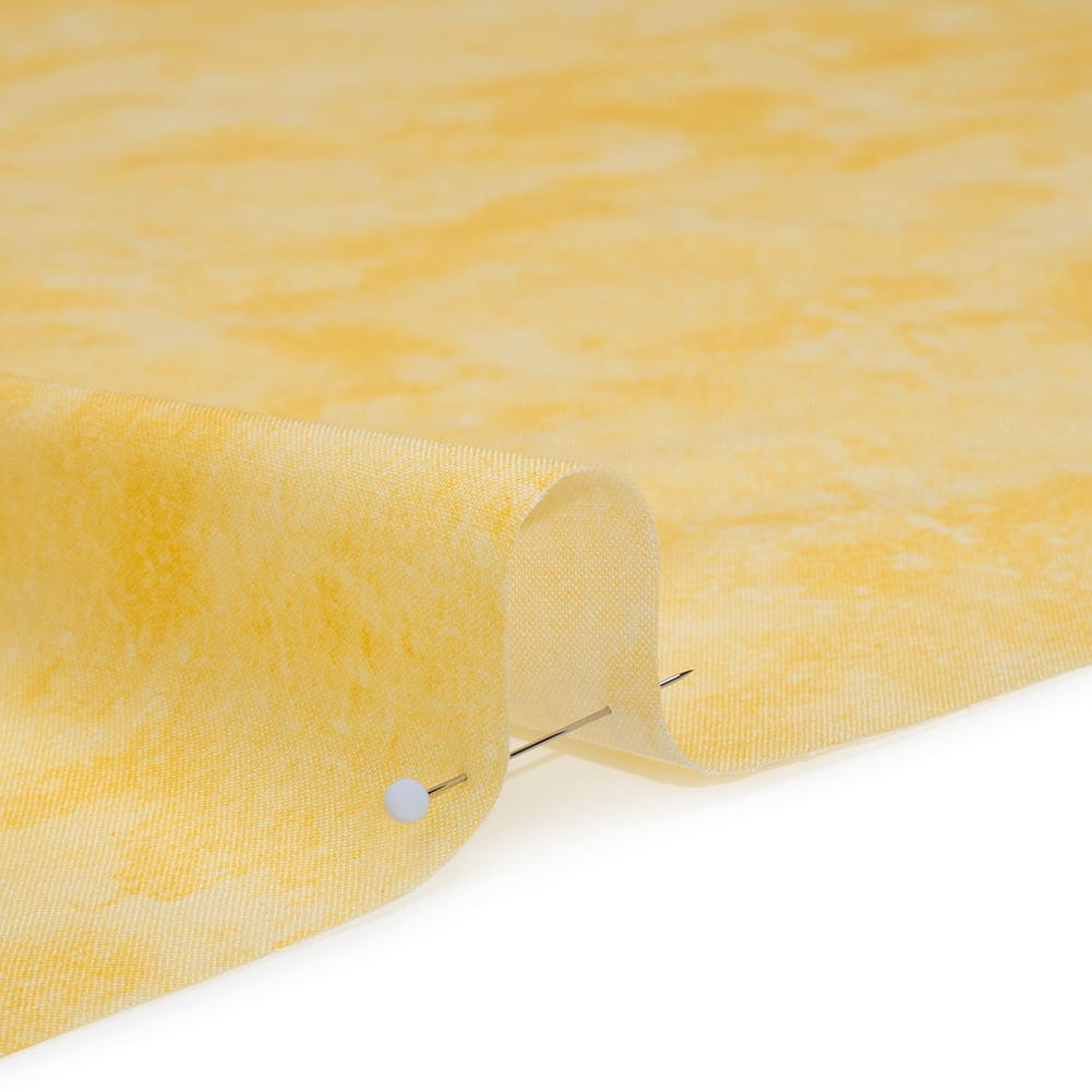 Printed Quilting Cotton by Deborah Edwards Northcott Studio - Custard Fresco Texture - Toscana Collection