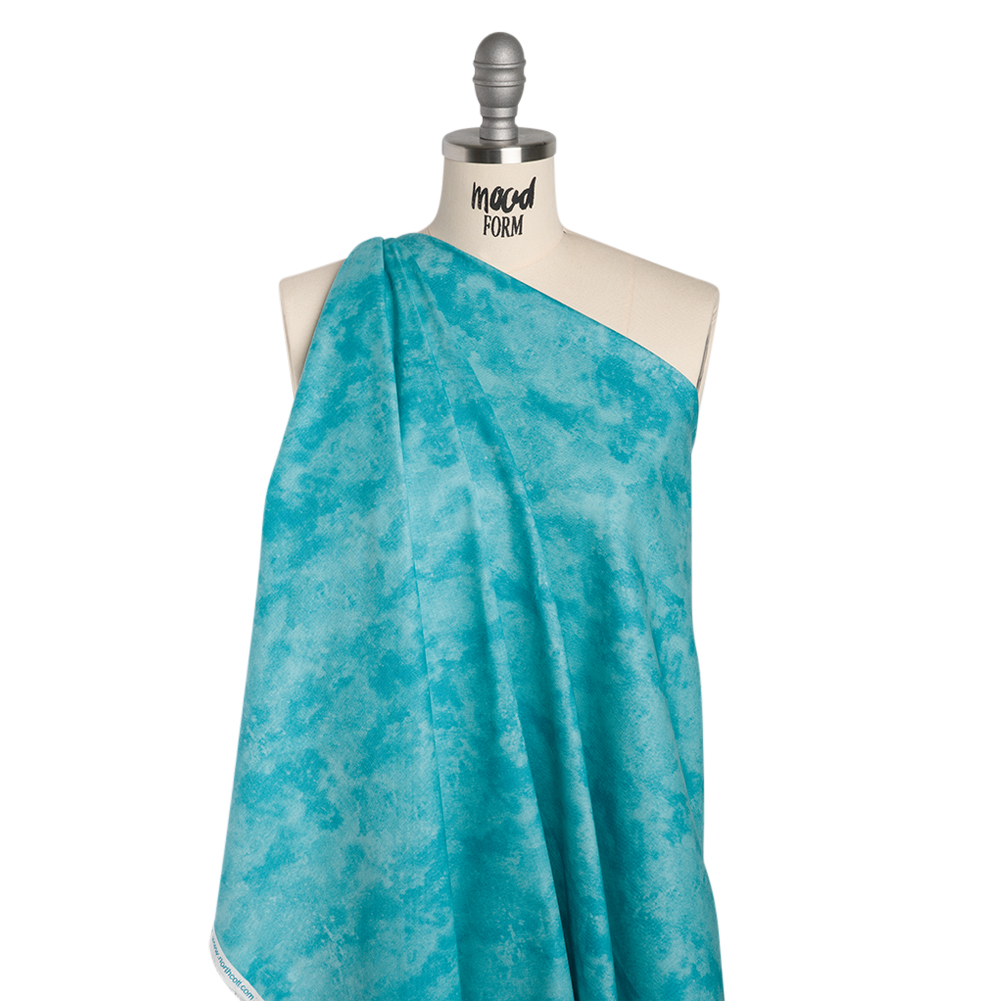 Printed Quilting Cotton by Deborah Edwards Northcott Studio – Bermuda Breeze Fresco Texture – Toscana Collection Printed Quilting Cotton by Deborah Edwards Northcott Studio – Bermuda Breeze Fresco Texture – Toscana Collection