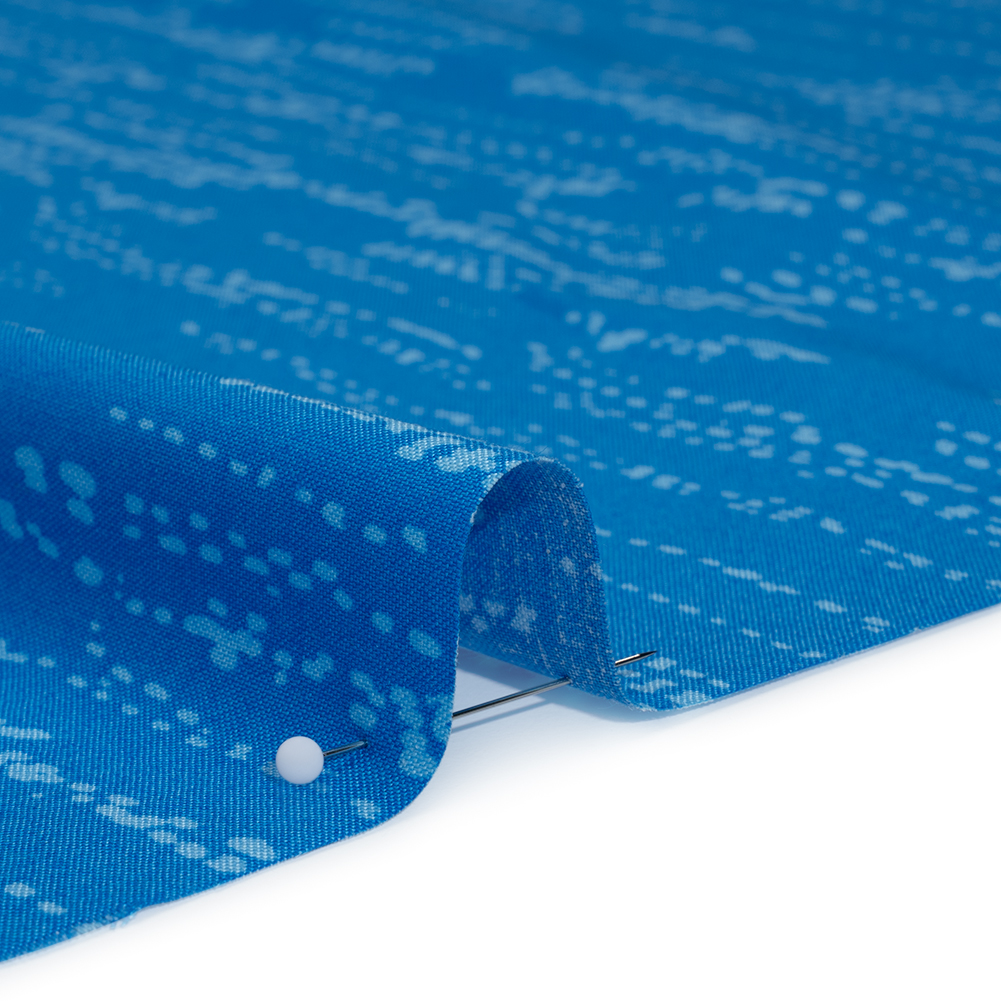 Printed Quilting Cotton by Ghazal Razavi for FIGO Studio - Blue Grass Patch - Seasons Basics Collection