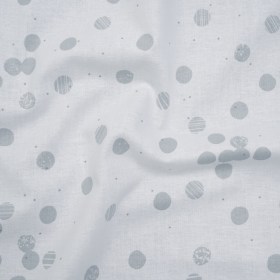 Printed Quilting Cotton by Ghazal Razavi for FIGO Studio – White Snow Textured Circles and Spots – Seasons Basics Collection Printed Quilting Cotton by Ghazal Razavi for FIGO Studio – White Snow Textured Circles and Spots – Seasons Basics Collection