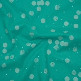 Printed Quilting Cotton by Ghazal Razavi for FIGO Studio – Mint Snow Textured Circles and Spots – Seasons Basics Collection Printed Quilting Cotton by Ghazal Razavi for FIGO Studio – Mint Snow Textured Circles and Spots – Seasons Basics Collection