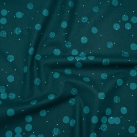 Printed Quilting Cotton by Ghazal Razavi for FIGO Studio – Teal Snow Textured Circles and Spots – Seasons Basics Collection Printed Quilting Cotton by Ghazal Razavi for FIGO Studio – Teal Snow Textured Circles and Spots – Seasons Basics Collection