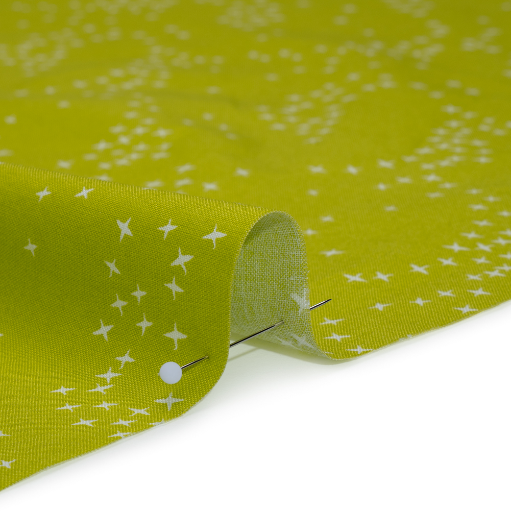 Printed Quilting Cotton by Ghazal Razavi for FIGO Studio - Pistachio Birds - Seasons Basics Collection