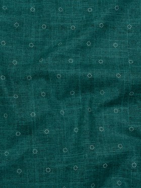 Printed Quilting Cotton by Ghazal Razavi for FIGO Studio – Teal Stitches Circles – Stash Collection Printed Quilting Cotton by Ghazal Razavi for FIGO Studio – Teal Stitches Circles – Stash Collection