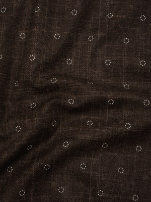 Printed Quilting Cotton by Ghazal Razavi for FIGO Studio – Brown Stitches Circles – Stash Collection Printed Quilting Cotton by Ghazal Razavi for FIGO Studio – Brown Stitches Circles – Stash Collection
