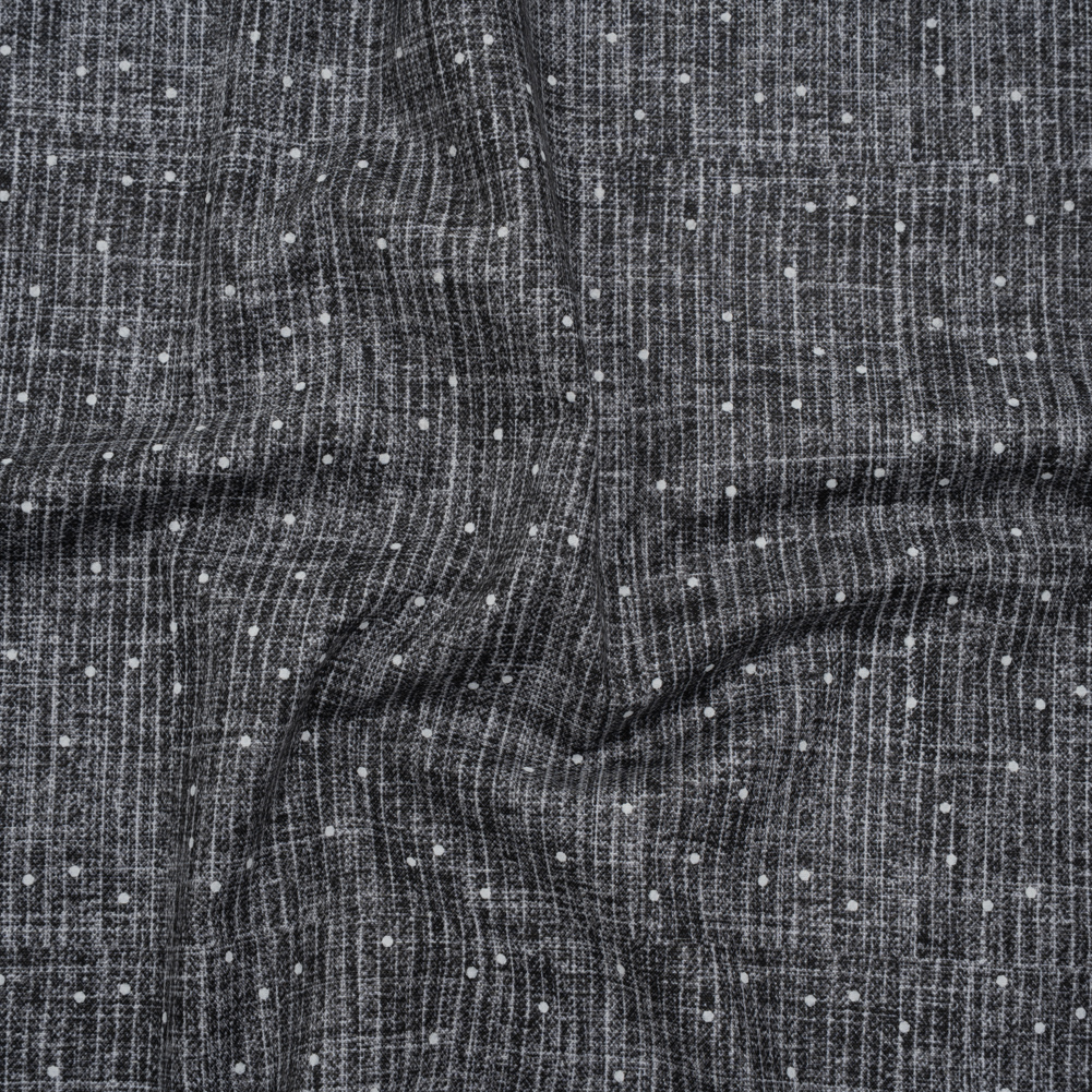 Printed Quilting Cotton by Ghazal Razavi for FIGO Studio – Steel Stripe Dot – Stash Collection Printed Quilting Cotton by Ghazal Razavi for FIGO Studio – Steel Stripe Dot – Stash Collection