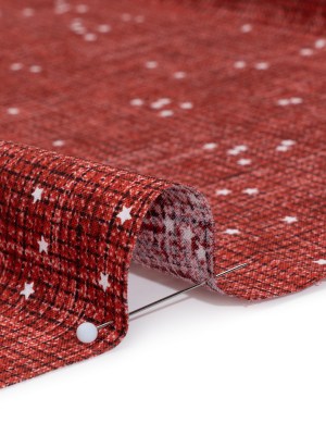 Printed Quilting Cotton by Ghazal Razavi for FIGO Studio – Red Checks and Stars – Stash Collection Printed Quilting Cotton by Ghazal Razavi for FIGO Studio – Red Checks and Stars – Stash Collection