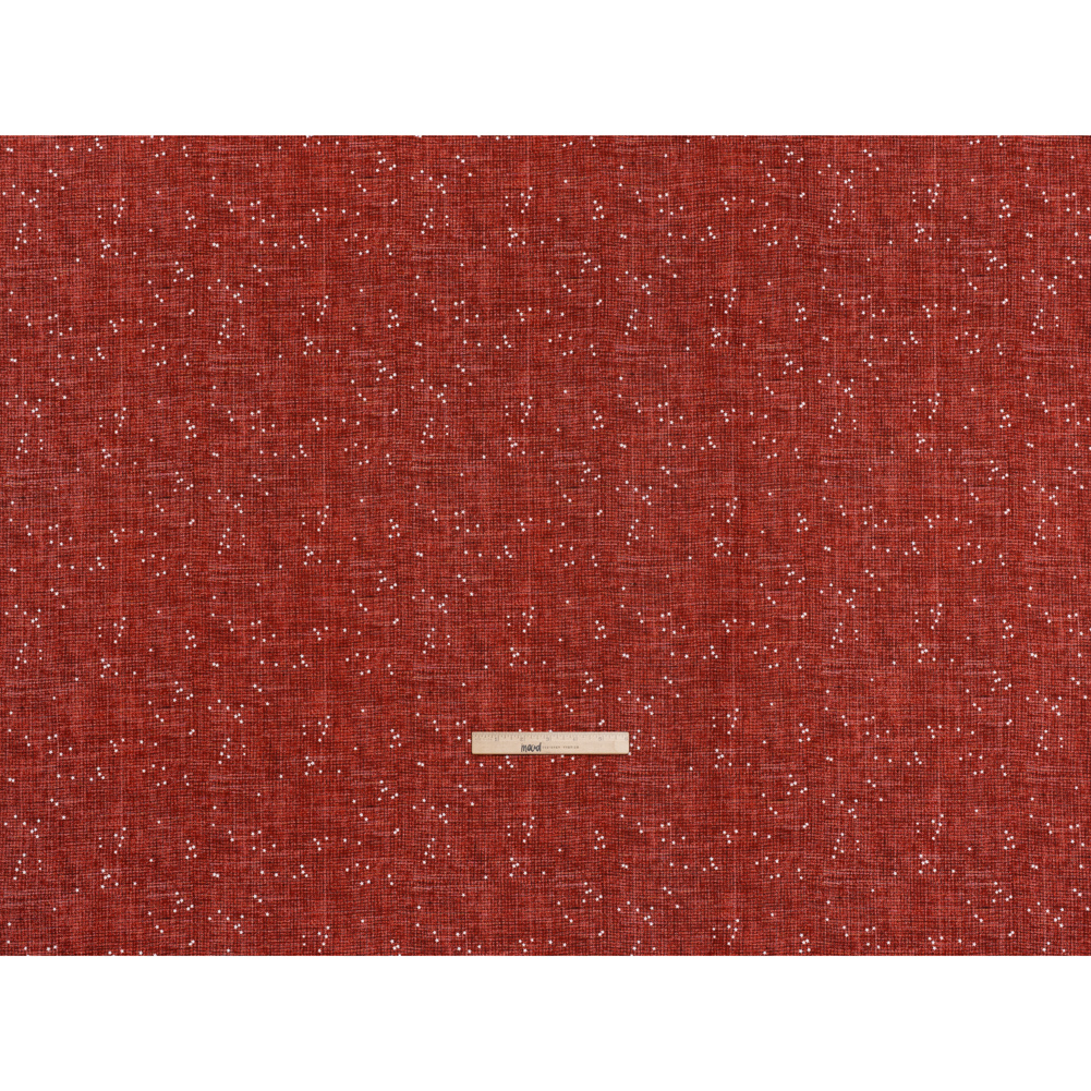 Printed Quilting Cotton by Ghazal Razavi for FIGO Studio - Red Checks and Stars - Stash Collection