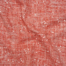 Printed Quilting Cotton by Ghazal Razavi for FIGO Studio – Orange Checks and Stars – Stash Collection Printed Quilting Cotton by Ghazal Razavi for FIGO Studio – Orange Checks and Stars – Stash Collection