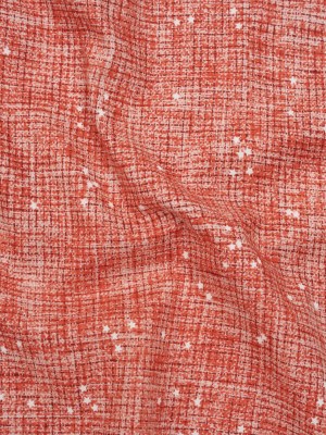 Printed Quilting Cotton by Ghazal Razavi for FIGO Studio – Orange Checks and Stars – Stash Collection Printed Quilting Cotton by Ghazal Razavi for FIGO Studio – Orange Checks and Stars – Stash Collection