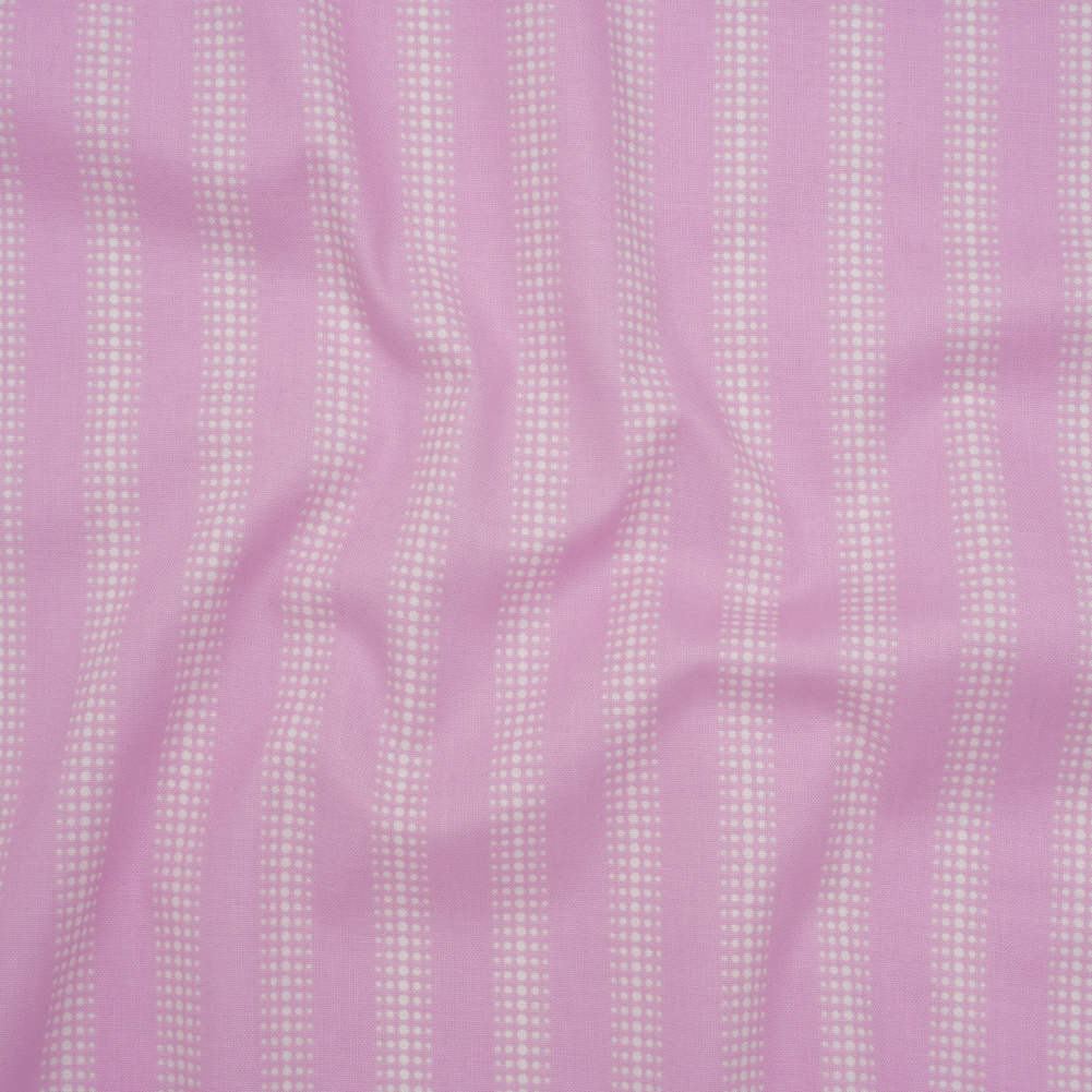 Printed Quilting Cotton by Heather Bailey for FIGO Studio – Orchid Dot Stripe – Pop Sugar Collection Printed Quilting Cotton by Heather Bailey for FIGO Studio – Orchid Dot Stripe – Pop Sugar Collection