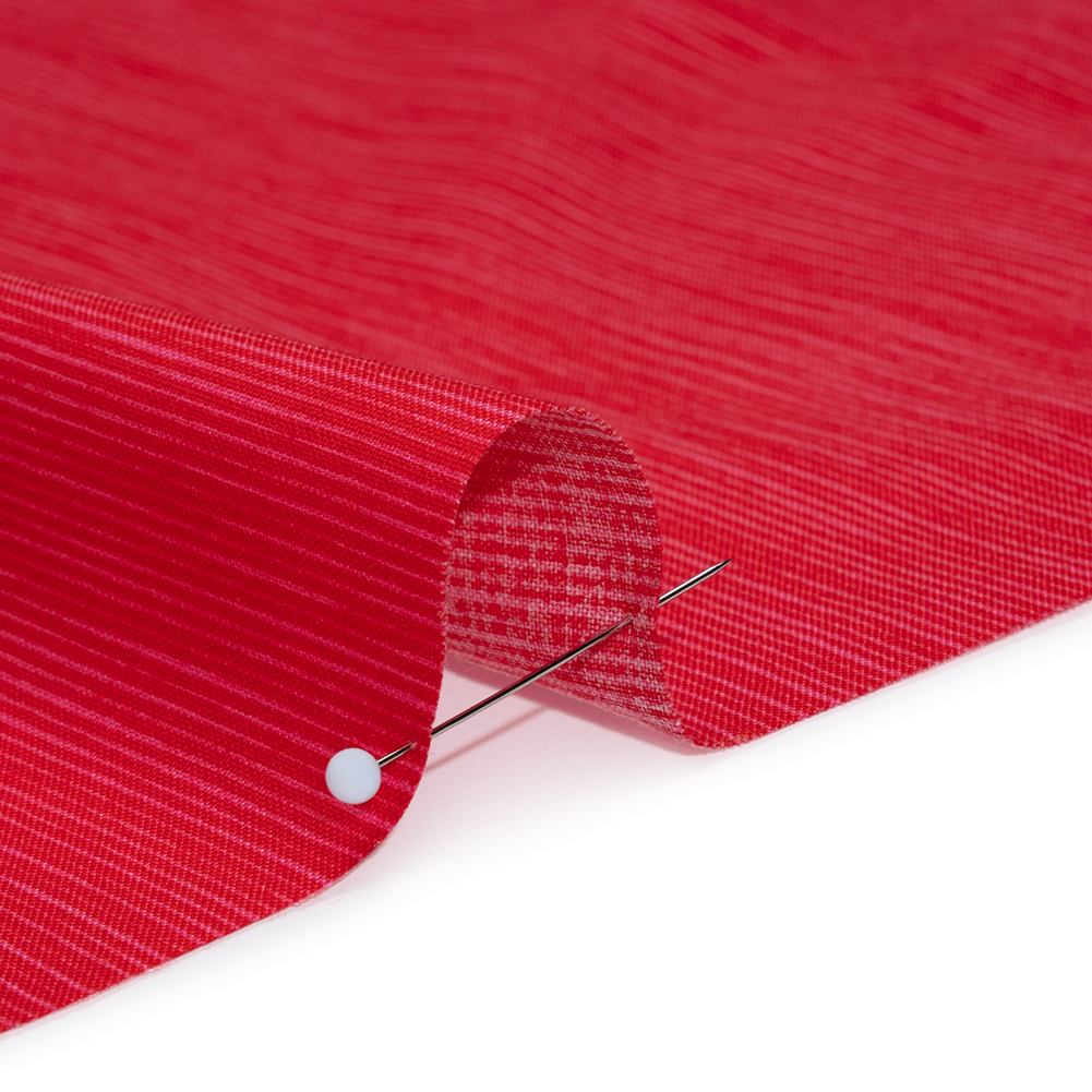 Printed Quilting Cotton by Heather Bailey for FIGO Studio - Watermelon Fine Line Striations - Pop Sugar Collection