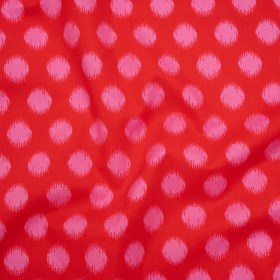 Printed Quilting Cotton by Heather Bailey for FIGO Studio – Cherry Top Dot Ikat Polka Dots – Pop Sugar Collection Printed Quilting Cotton by Heather Bailey for FIGO Studio – Cherry Top Dot Ikat Polka Dots – Pop Sugar Collection