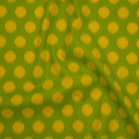 Printed Quilting Cotton by Heather Bailey for FIGO Studio – Green Top Dot Ikat Polka Dots – Pop Sugar Collection Printed Quilting Cotton by Heather Bailey for FIGO Studio – Green Top Dot Ikat Polka Dots – Pop Sugar Collection
