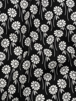 Printed Quilting Cotton by Heather Bailey for FIGO Studio – Licorice Upsy Daisy Floral – Pop Sugar Collection Printed Quilting Cotton by Heather Bailey for FIGO Studio – Licorice Upsy Daisy Floral – Pop Sugar Collection