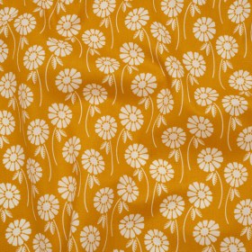 Printed Quilting Cotton by Heather Bailey for FIGO Studio – Butterscotch Upsy Daisy Floral – Pop Sugar Collection Printed Quilting Cotton by Heather Bailey for FIGO Studio – Butterscotch Upsy Daisy Floral – Pop Sugar Collection