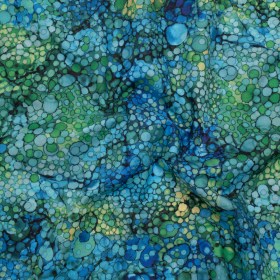 Printed Quilting Cotton by Northcott – Peacock Bubbles – Bliss Collection Printed Quilting Cotton by Northcott – Peacock Bubbles – Bliss Collection