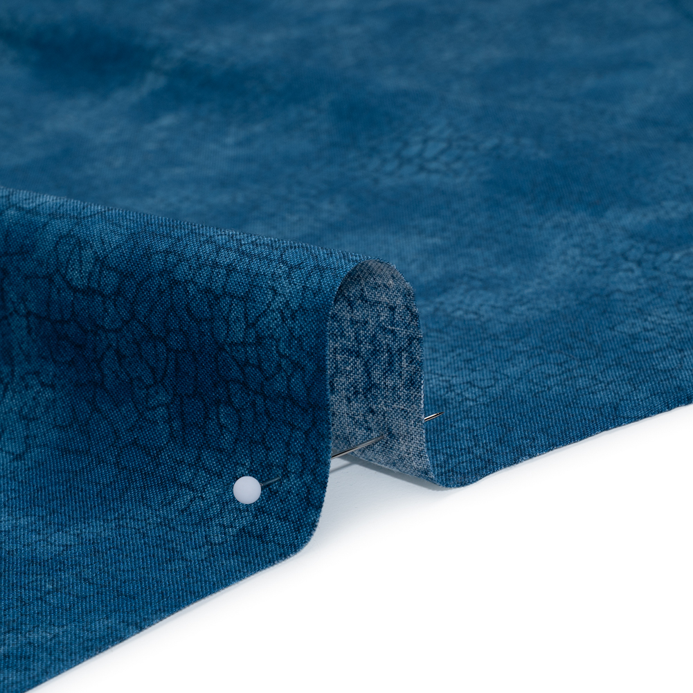 Quilting Cotton by Northcott - Blue Bayou Textural Abstract - Crackle Collection