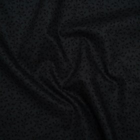 Printed Quilting Cotton by Patrick Lose for Northcott – Black on Black Baby’s Breath Floral – Basically Black & White Collection Printed Quilting Cotton by Patrick Lose for Northcott – Black on Black Baby’s Breath Floral – Basically Black & White Collection