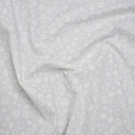 Printed Quilting Cotton by Patrick Lose for Northcott – White on White Scribble Spots – Basically Black & White Collection Printed Quilting Cotton by Patrick Lose for Northcott – White on White Scribble Spots – Basically Black & White Collection