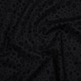 Printed Quilting Cotton by Patrick Lose for Northcott – Black on Black Scribble Spots – Basically Black & White Collection Printed Quilting Cotton by Patrick Lose for Northcott – Black on Black Scribble Spots – Basically Black & White Collection