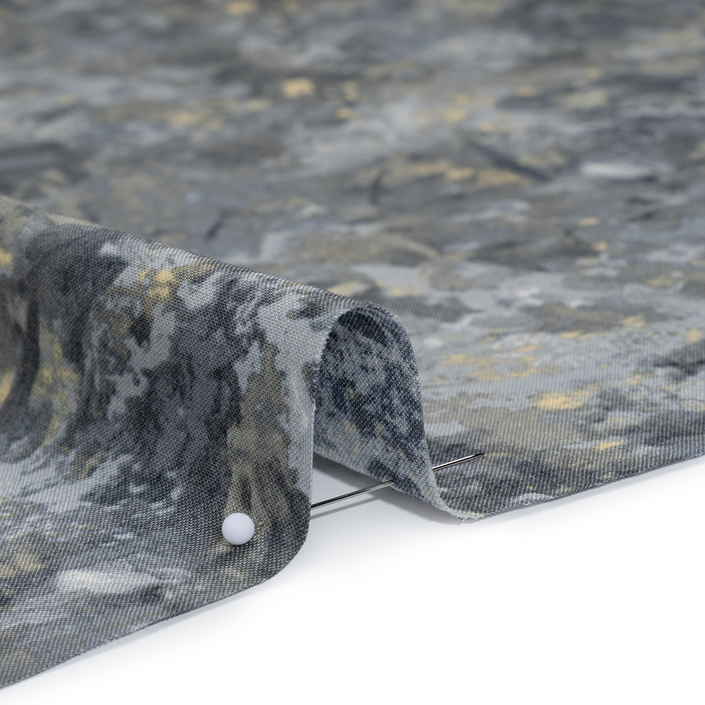 Printed Quilting Cotton by Deborah Edwards for Northcott Studio - Flint Painterly Abstract - Chroma Collection