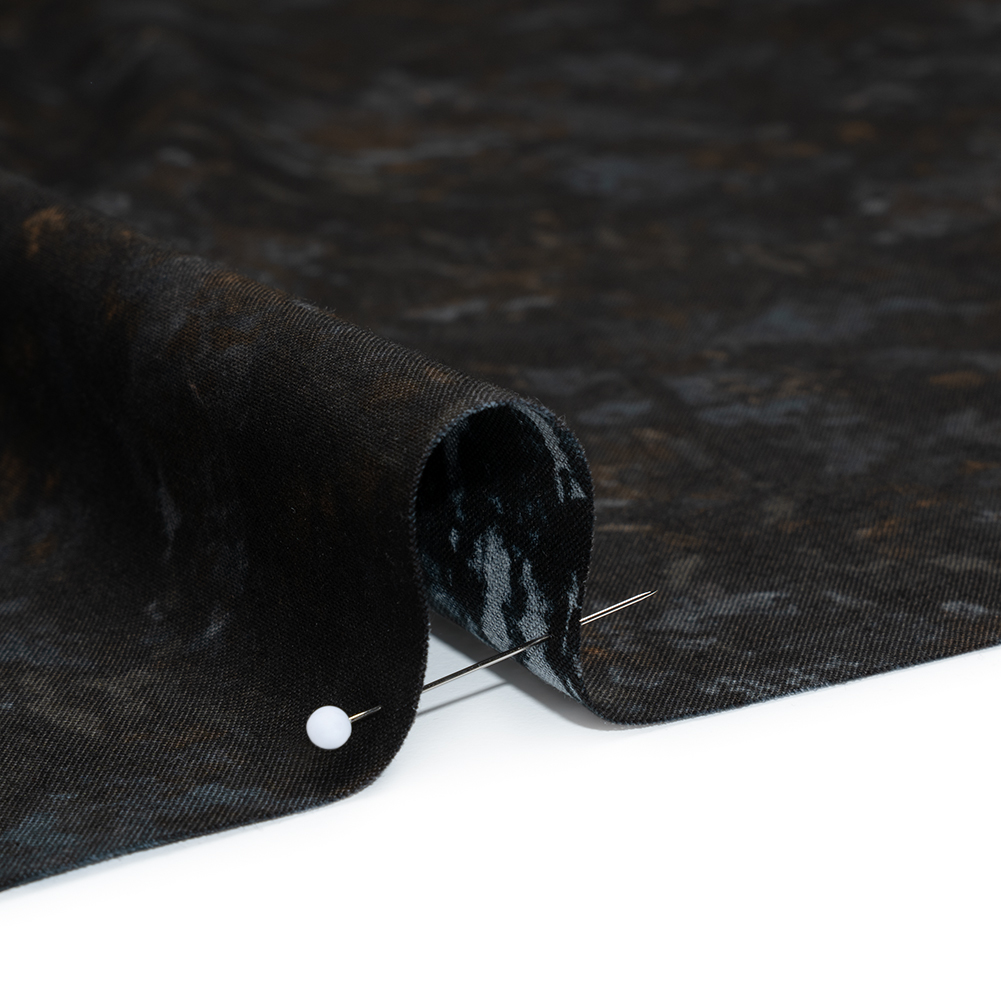 Printed Quilting Cotton by Deborah Edwards for Northcott Studio - Obsidian Painterly Abstract - Chroma Collection