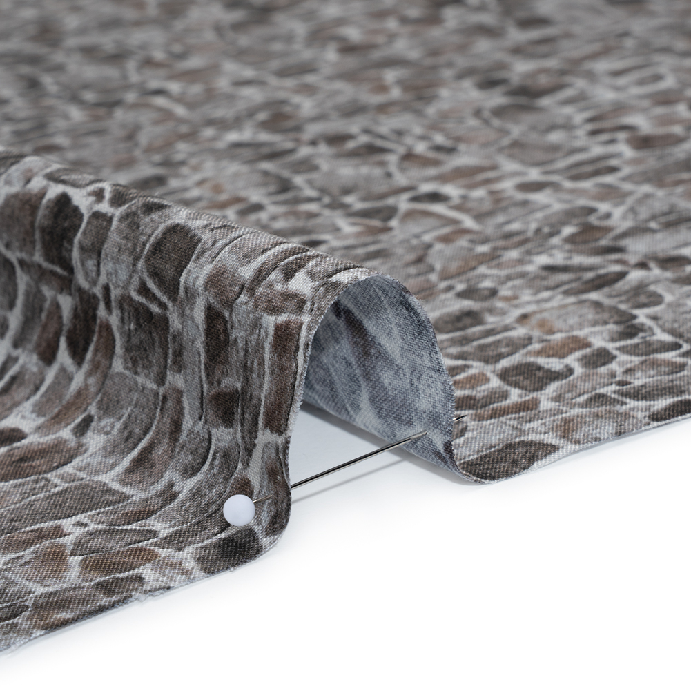 Printed Quilting Cotton by Northcott Studio - Dark Gray Flagstone - Naturescapes Collection