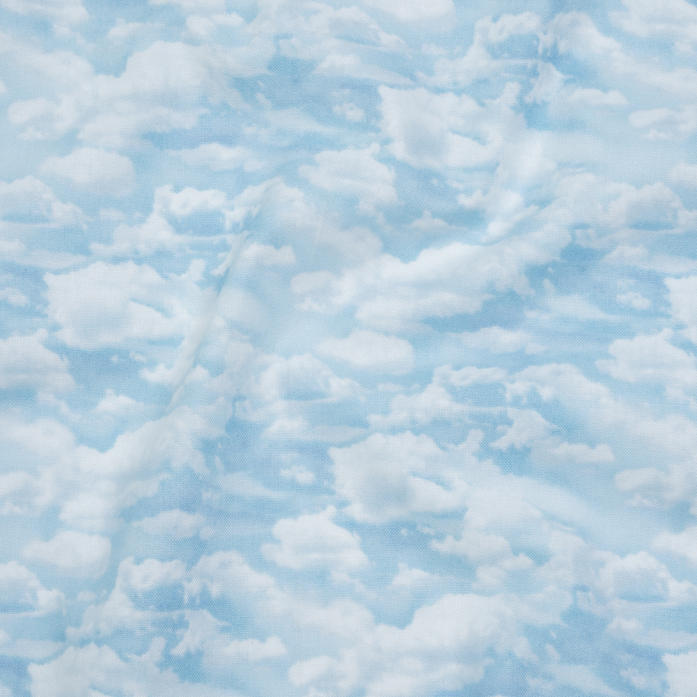 Printed Quilting Cotton by Northcott Studio – Light Blue Clouds – Naturescapes Collection Printed Quilting Cotton by Northcott Studio – Light Blue Clouds – Naturescapes Collection
