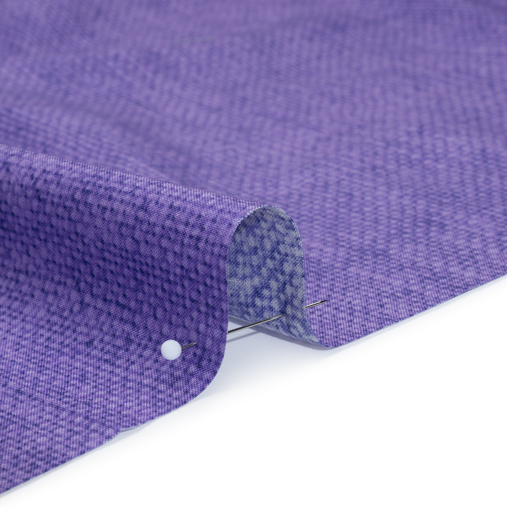 Printed Quilting Cotton by Northcott Studio - Purple Canvas Textured - Linen Basics Collection