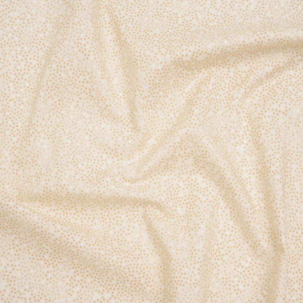 Printed Quilting Cotton by Patrick Lose for Northcott – Natural Ditsy Dots – Tonal Trios Collection Printed Quilting Cotton by Patrick Lose for Northcott – Natural Ditsy Dots – Tonal Trios Collection