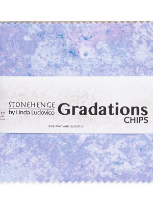 Stonehenge Quilting Cotton Chips 5″ Square Precuts – Twilight – Gradations II Collection Stonehenge Quilting Cotton Chips 5″ Square Precuts – Twilight – Gradations II Collection