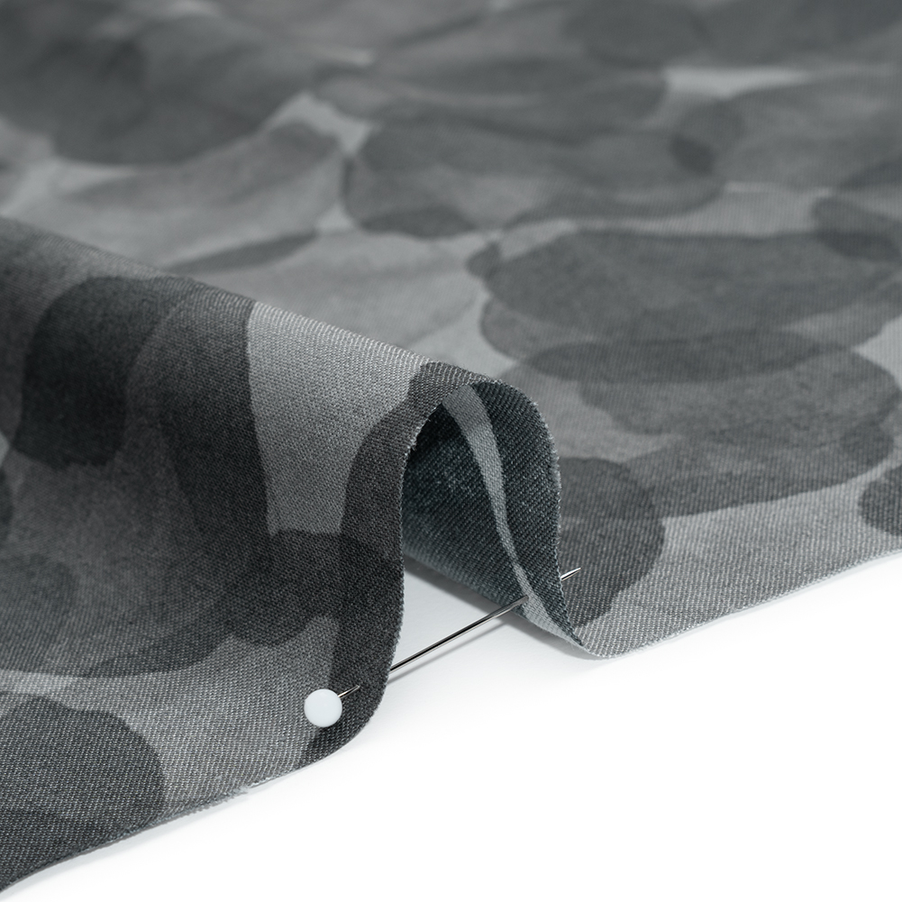 Printed Quilting Cotton by Patrick Lose for Northcott - Ink Juicy Watercolor Circles - Tonal Trios Collection