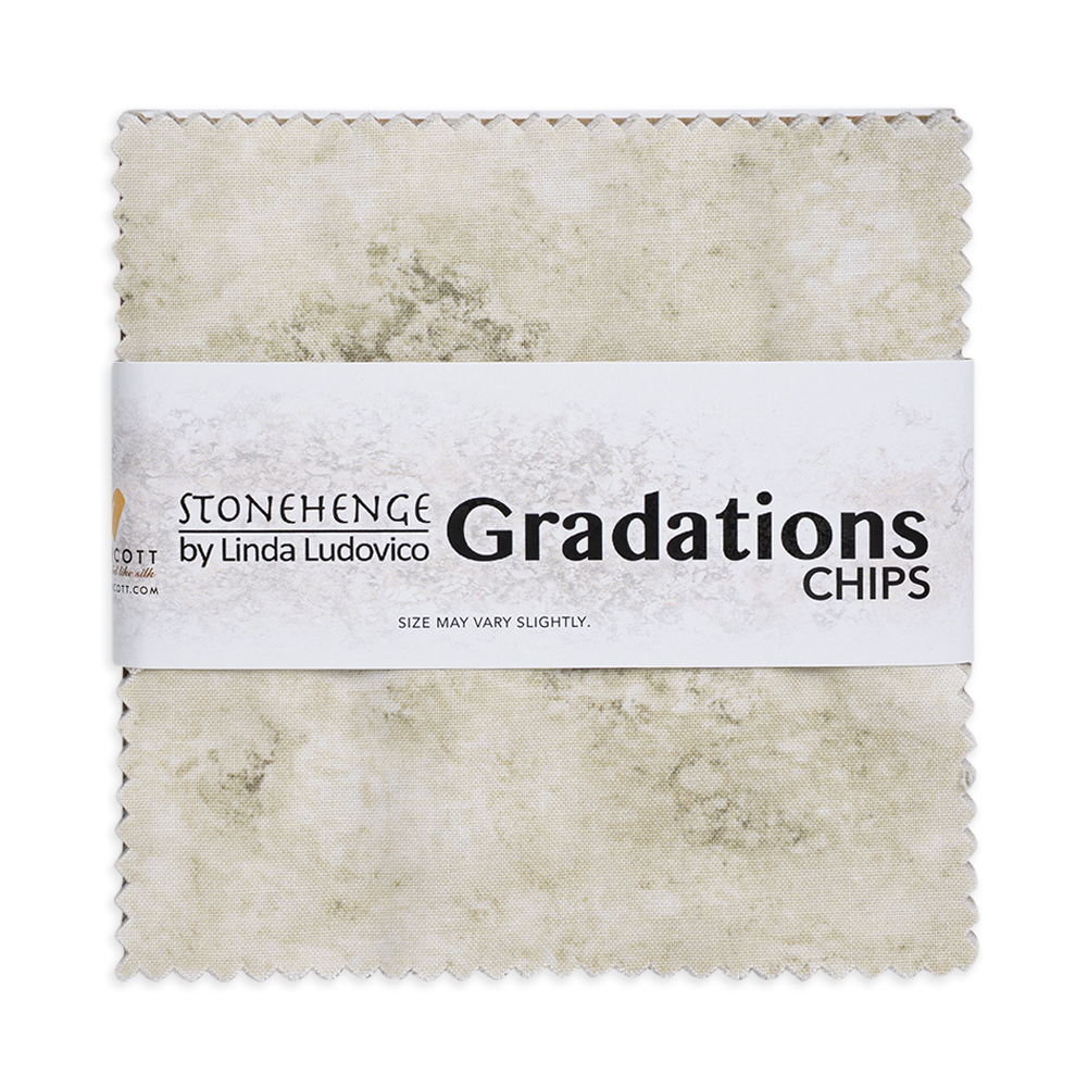 Stonehenge Quilting Cotton Chips 5″ Square Precuts – Slate – Gradations II Collection Stonehenge Quilting Cotton Chips 5″ Square Precuts – Slate – Gradations II Collection