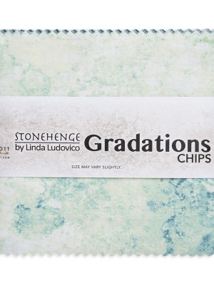Stonehenge Quilting Cotton Chips 5″ Square Precuts – Blue Planet – Gradations II Collection Stonehenge Quilting Cotton Chips 5″ Square Precuts – Blue Planet – Gradations II Collection